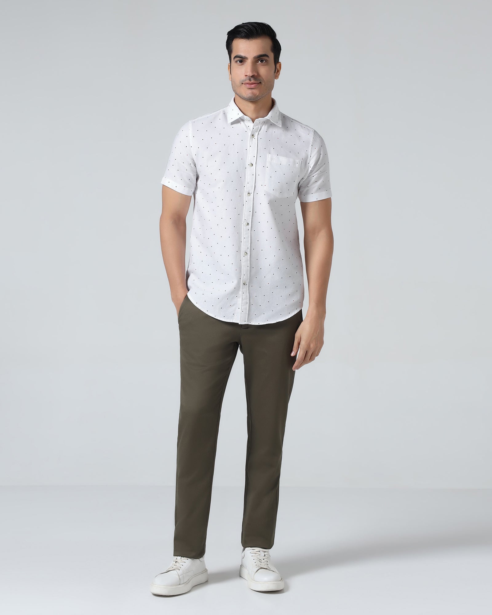 White Printed Shirt - Fylor