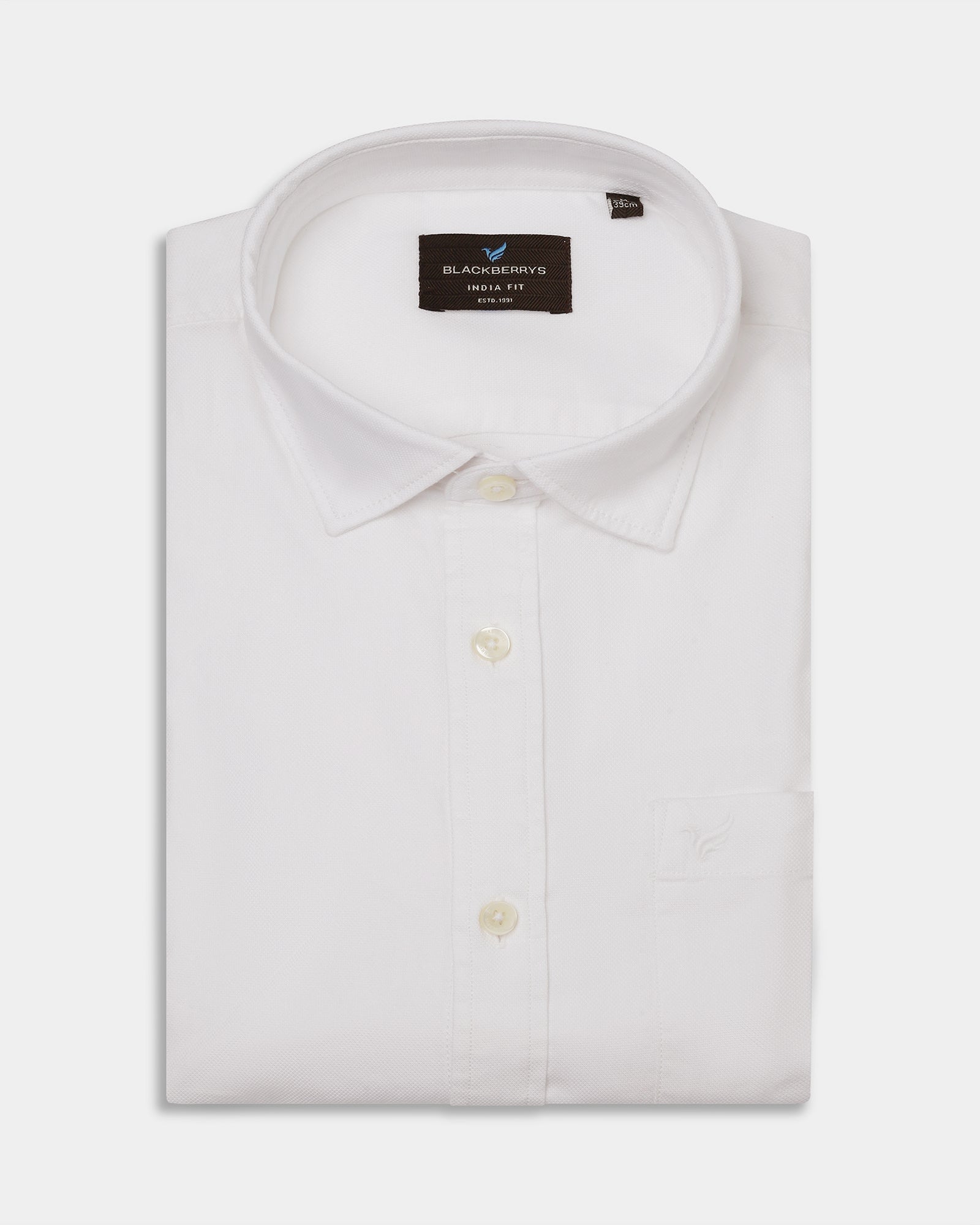 White Printed Shirt - Gebbew