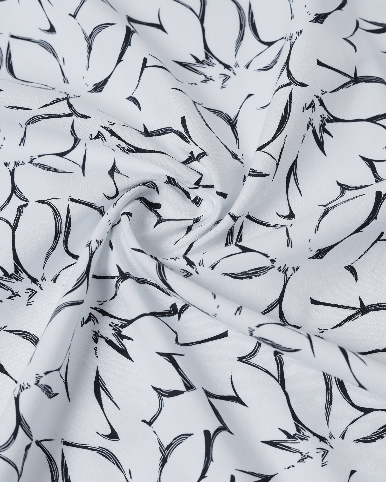 White Printed Shirt - Marcen