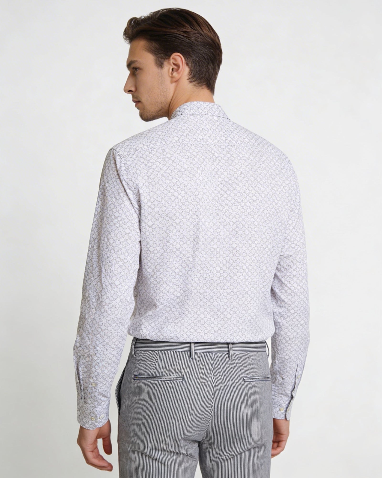 White Printed Shirt - Servo