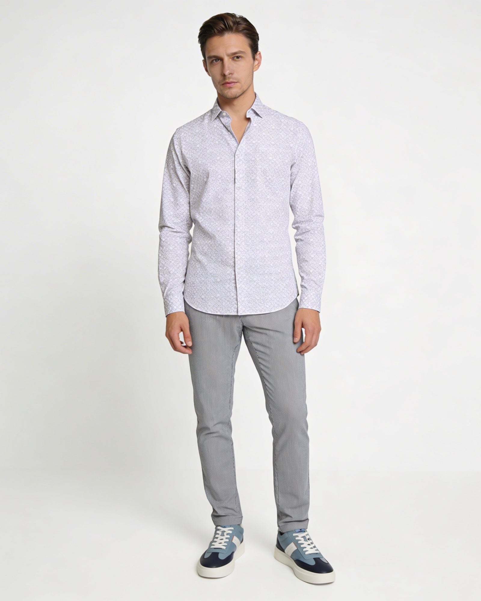 White Printed Shirt - Servo
