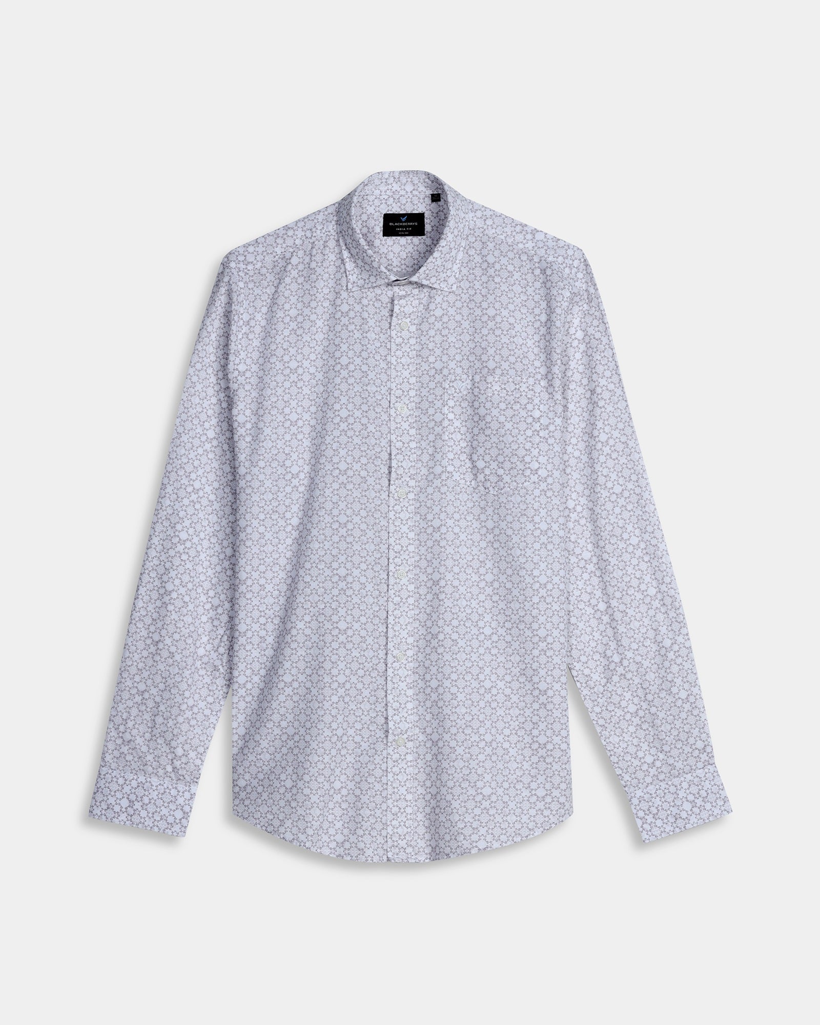 White Printed Shirt - Servo