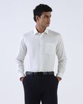 White Printed Shirt - Sherlock