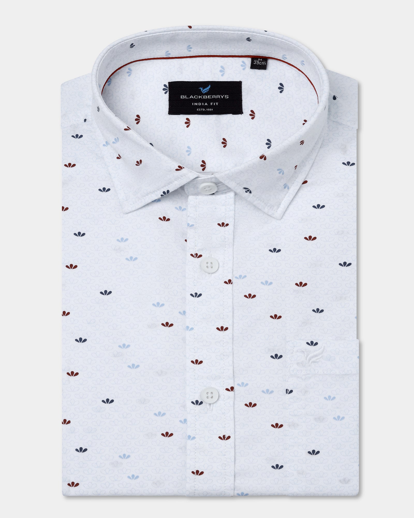 White Printed Shirt - Tobas