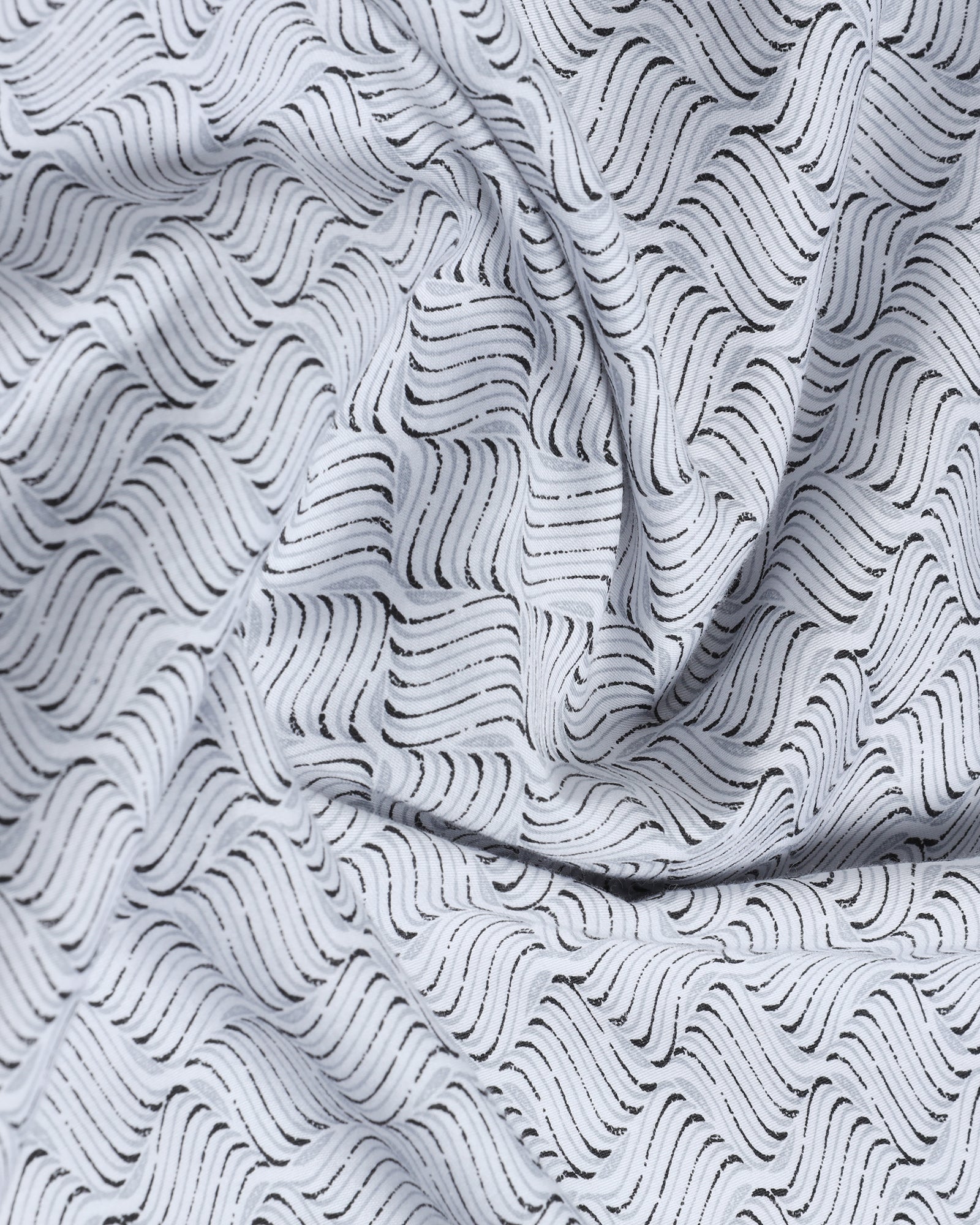 White Printed Shirt - Waba
