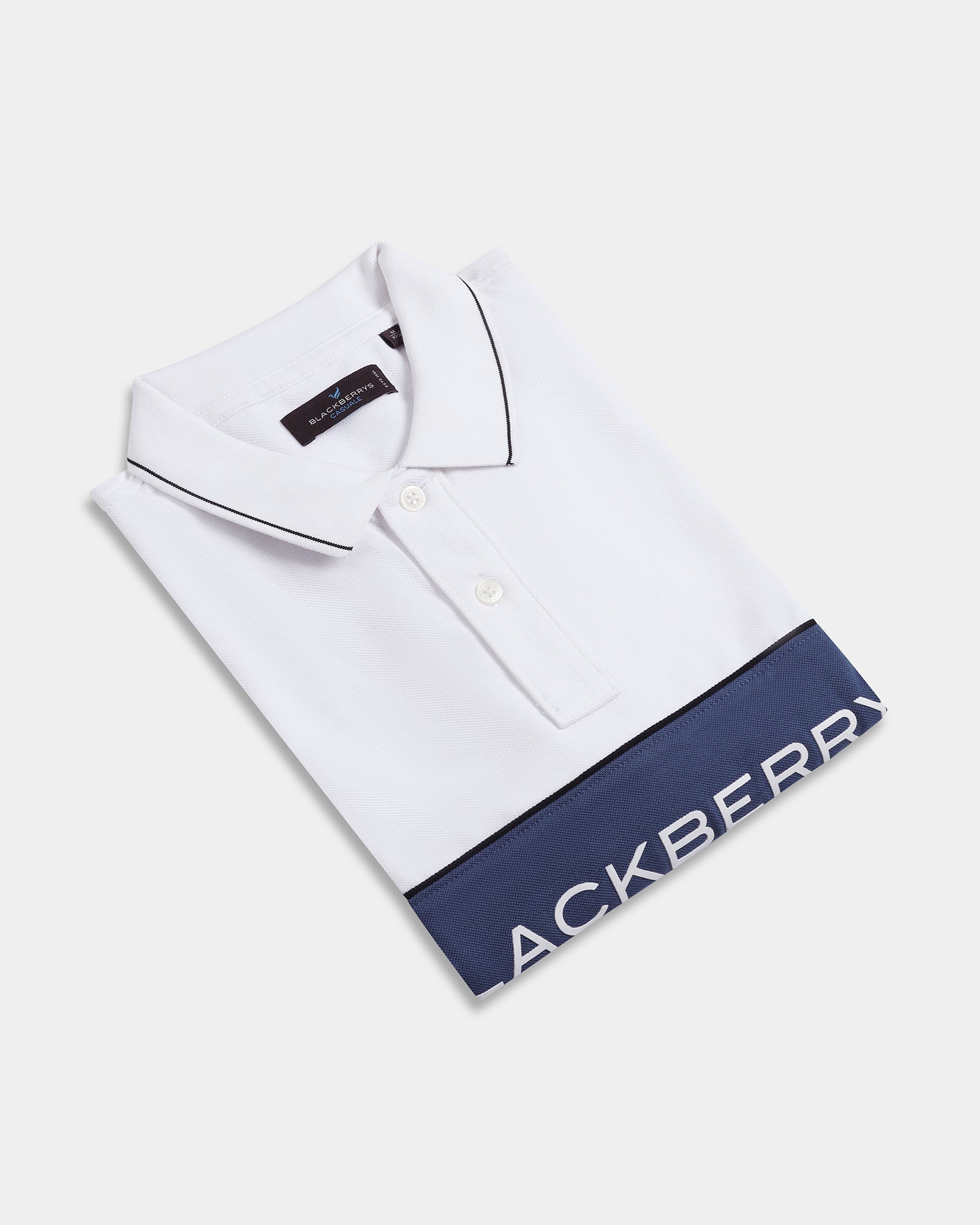 White Solid Polo - Elijah