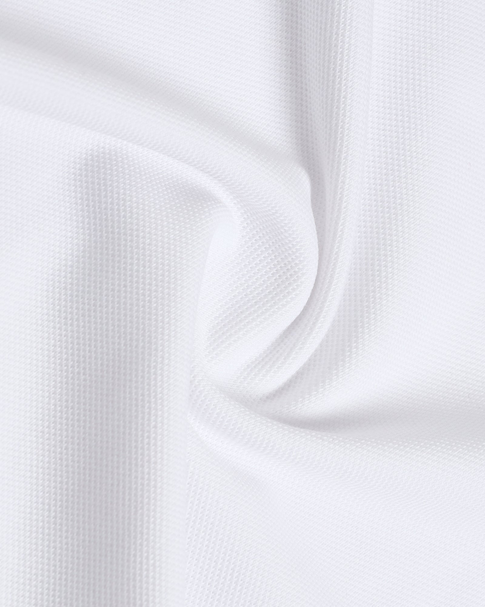 White Solid Polo - Elijah