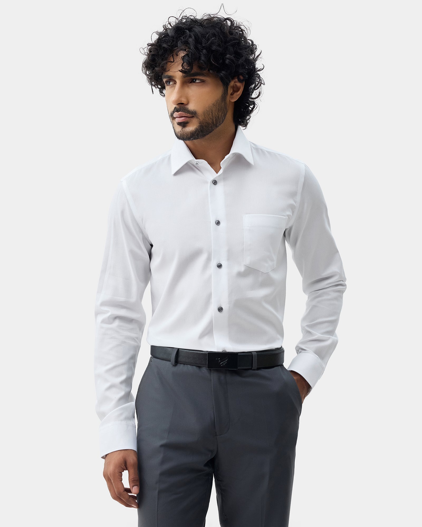 White Stripe Shirt - Herron