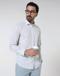 White Stripe Shirt - Lekor