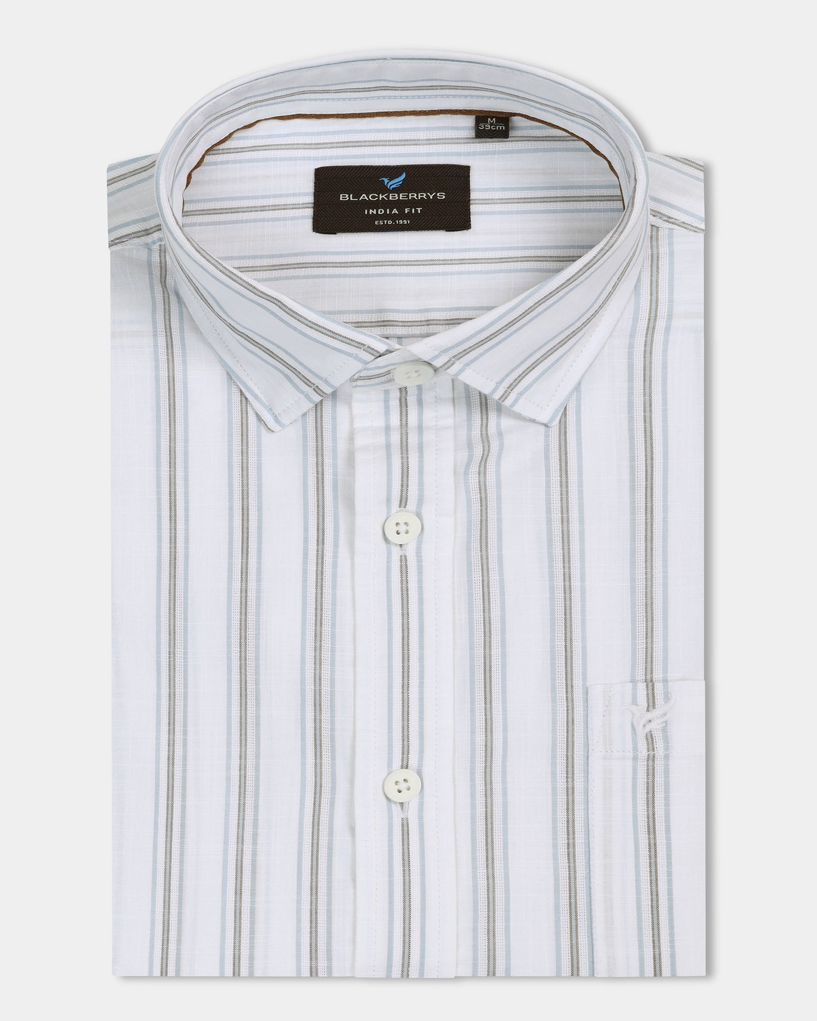 White Stripe Shirt - Lekor