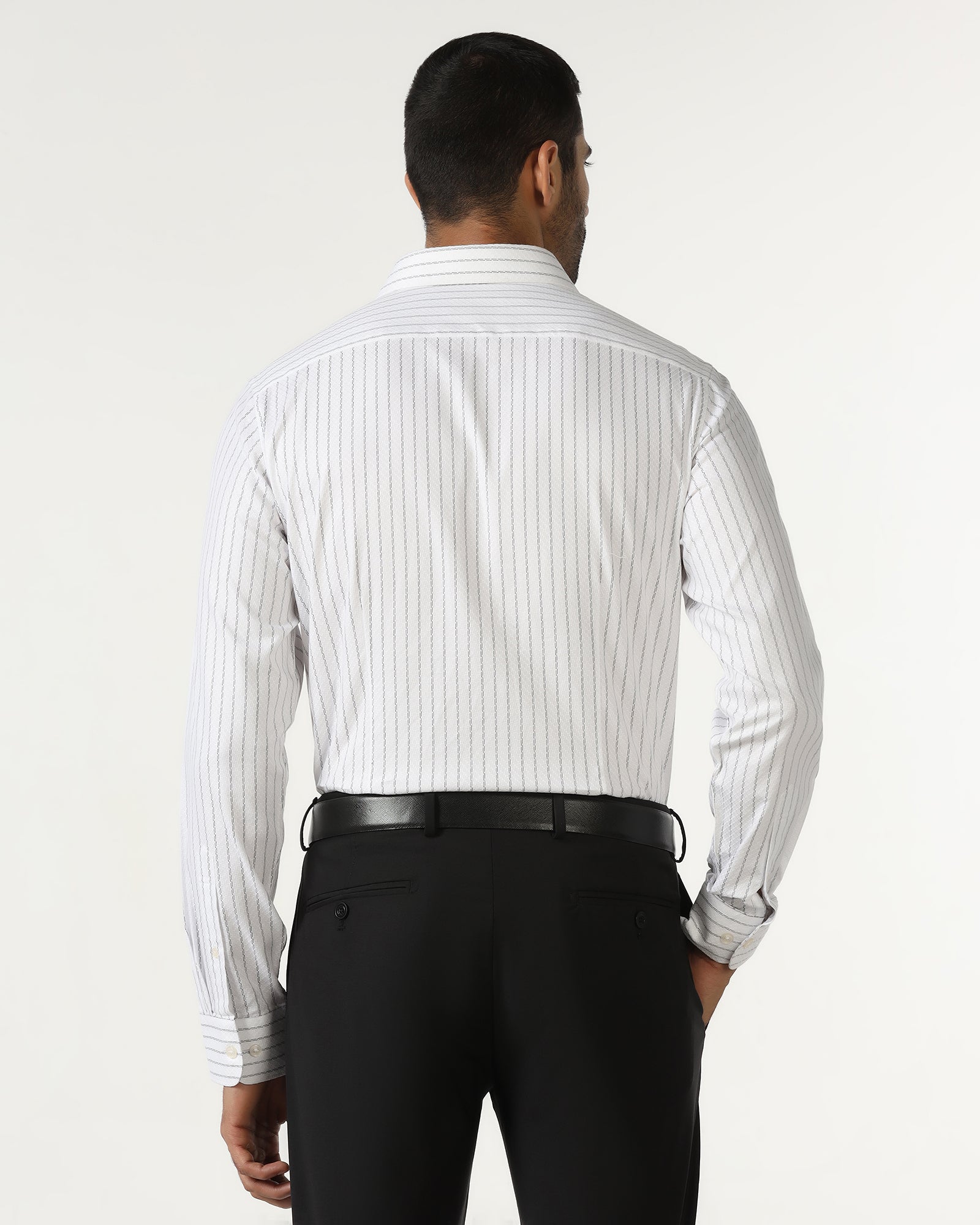 White Stripe Shirt - Rooter