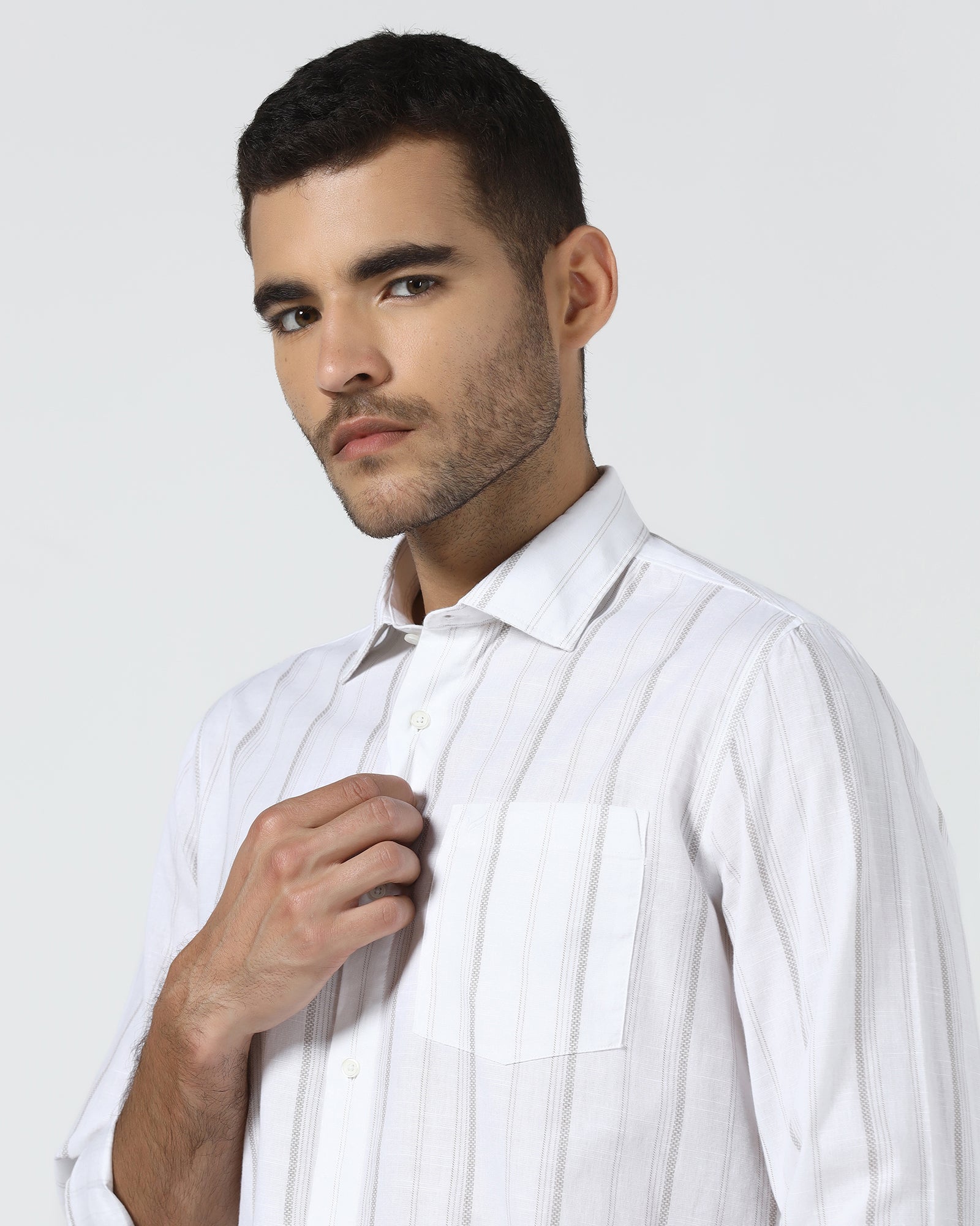 White Stripe Shirt - Webber