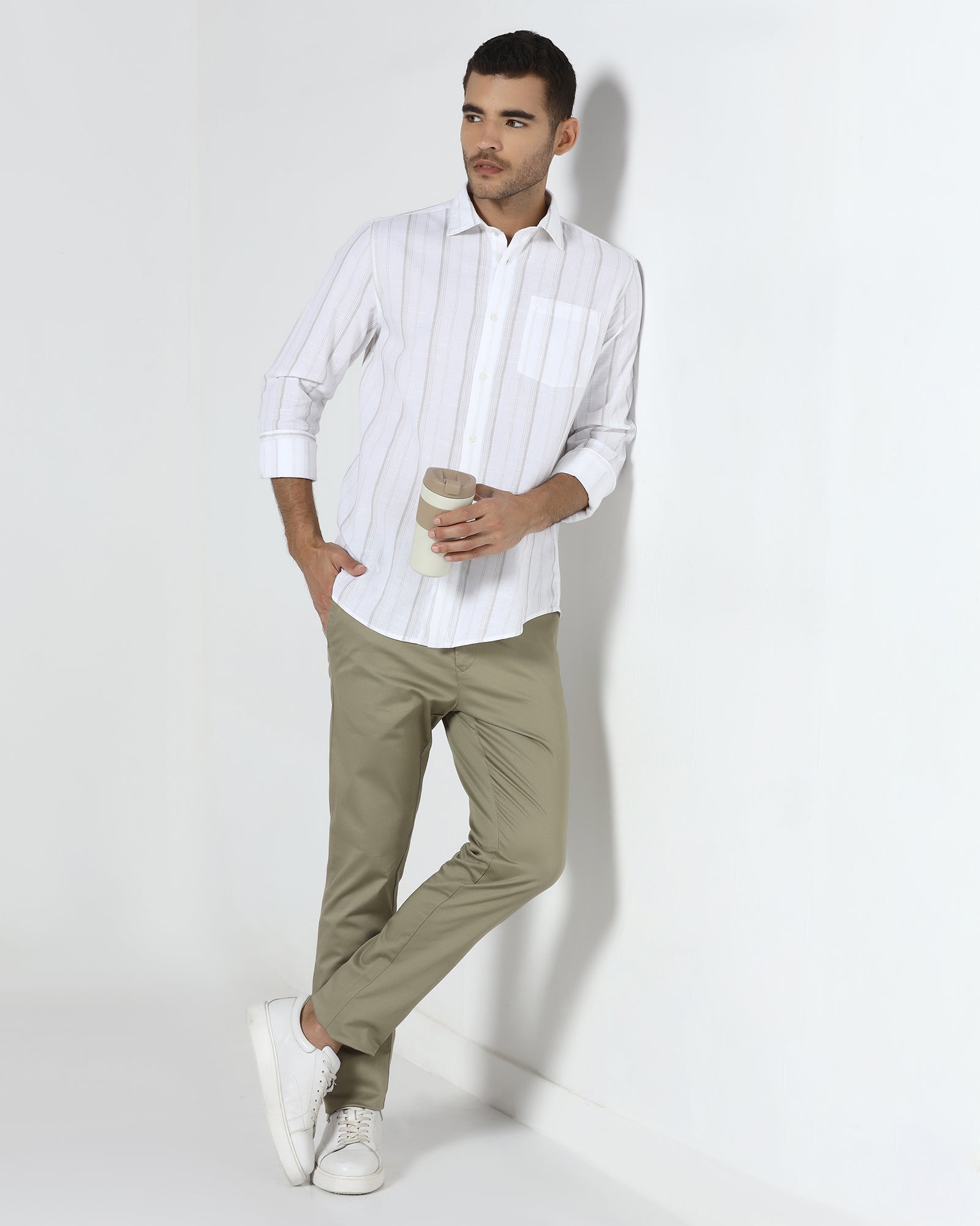 White Stripe Shirt - Webber
