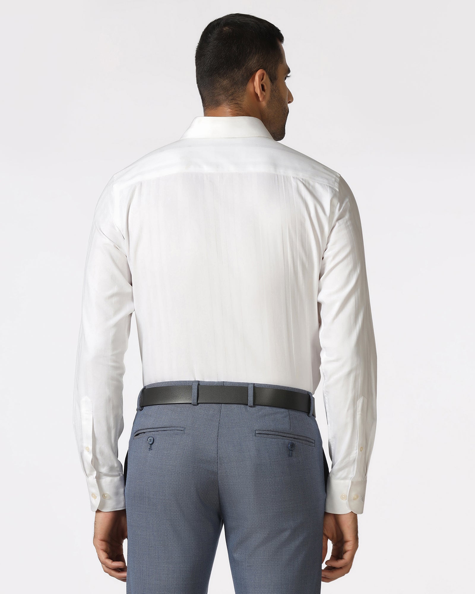 Super White Stripe Shirt - Road