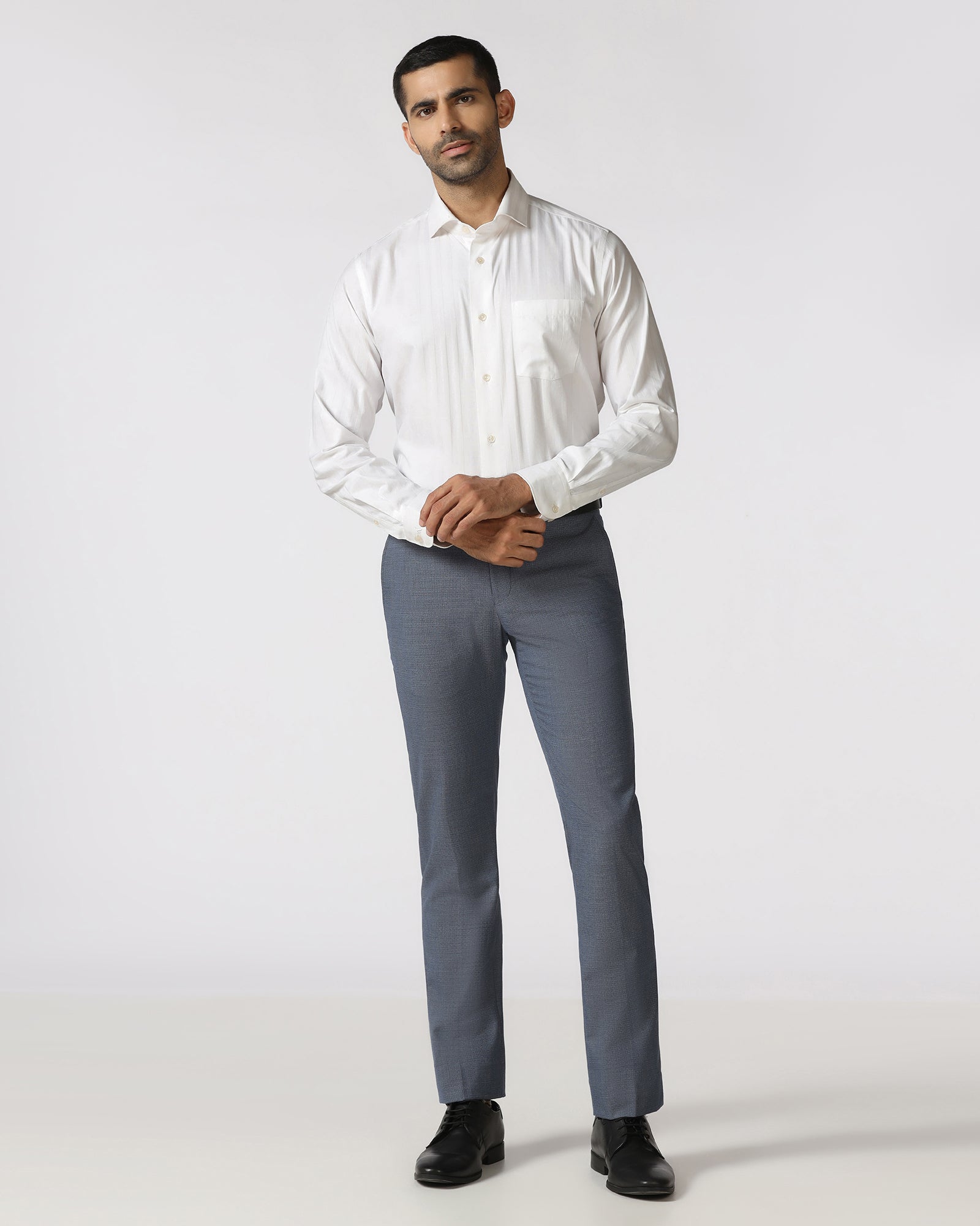 Super White Stripe Shirt - Road