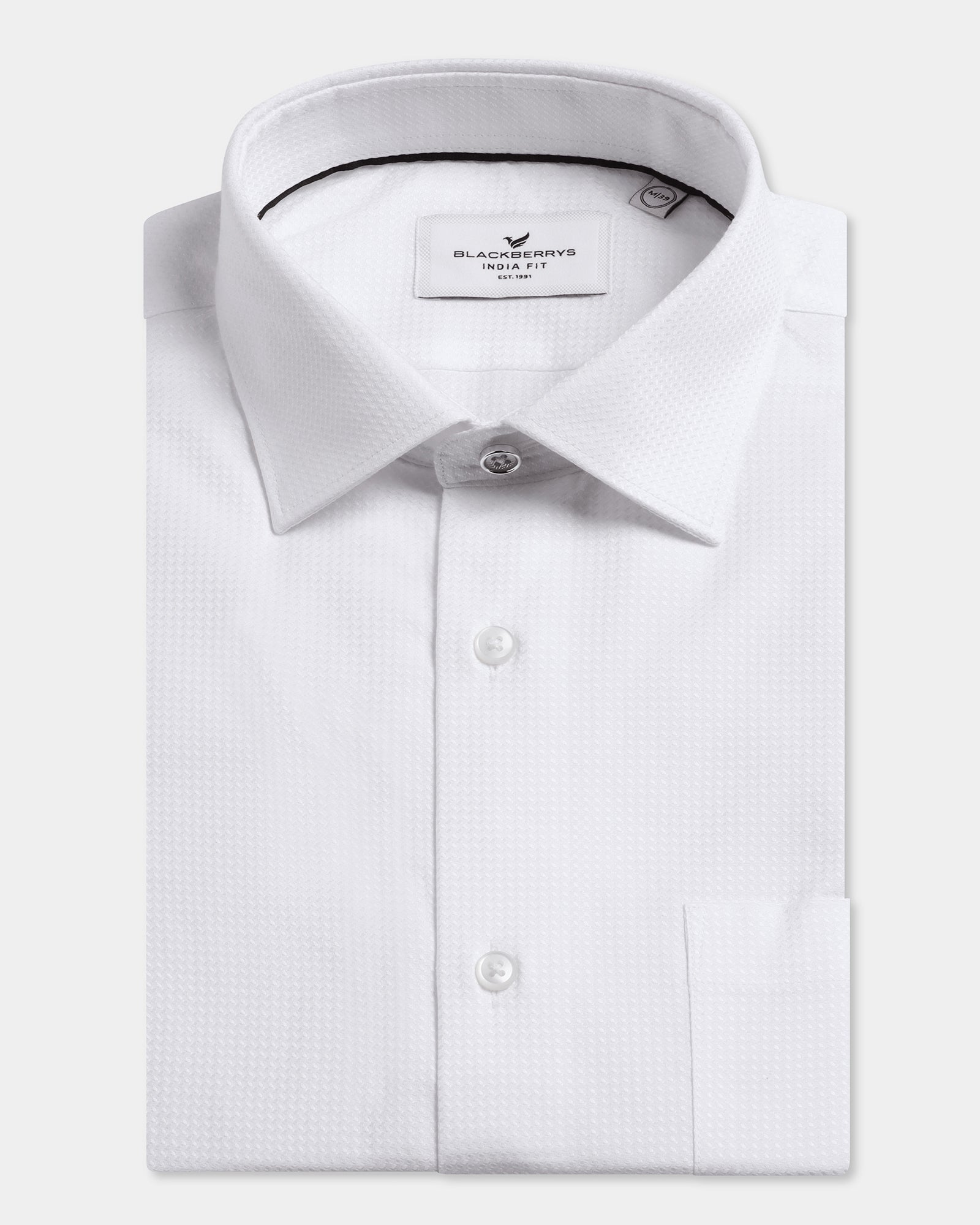 Super White Textured Shirt - Eclair