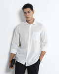White Textured Shirt - Arthur