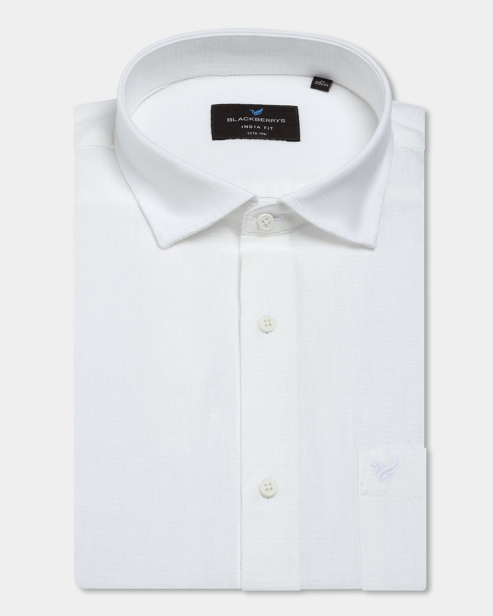 White Textured Shirt - Arthur