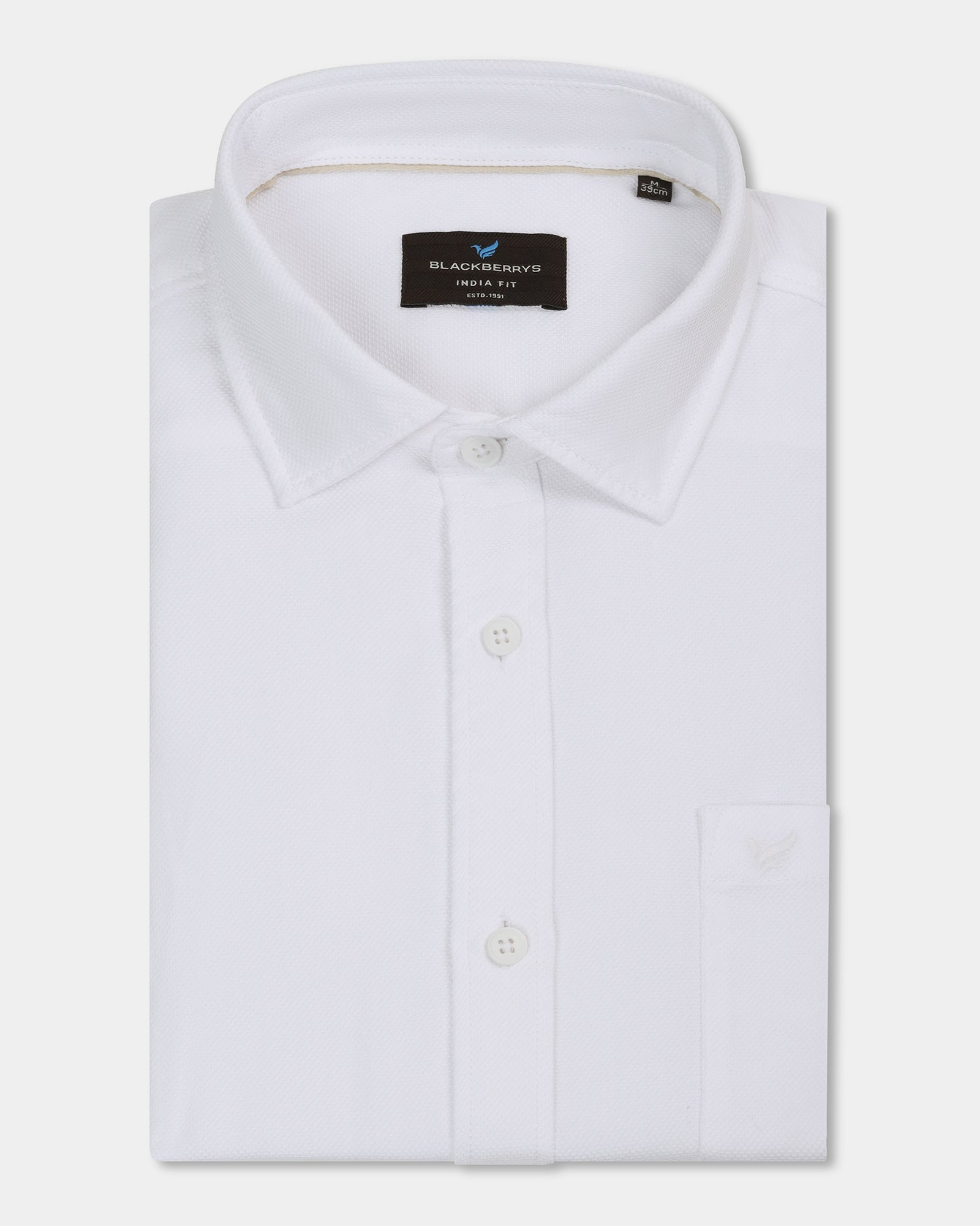 White Textured Shirt - Caty