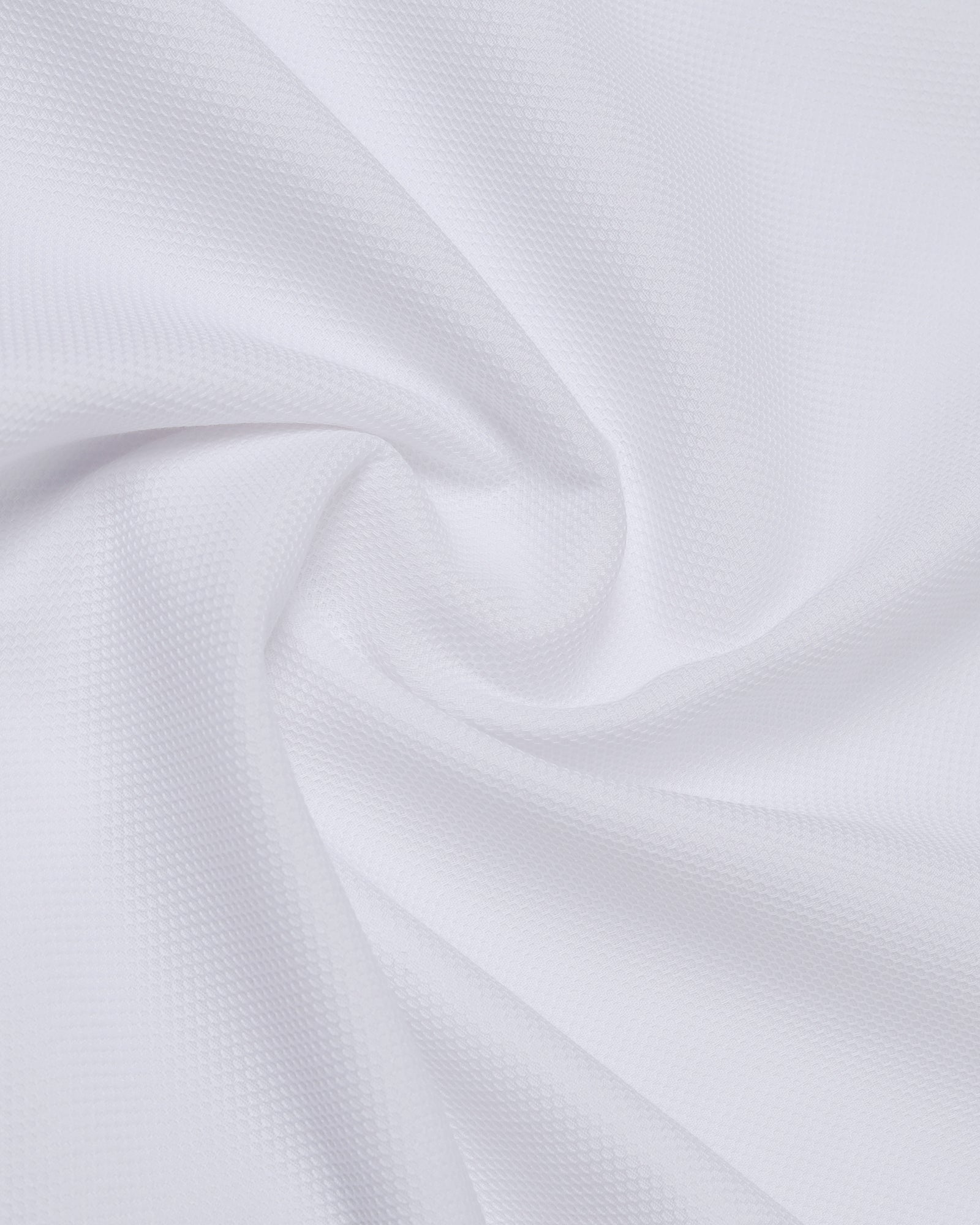 White Textured Shirt - Caty