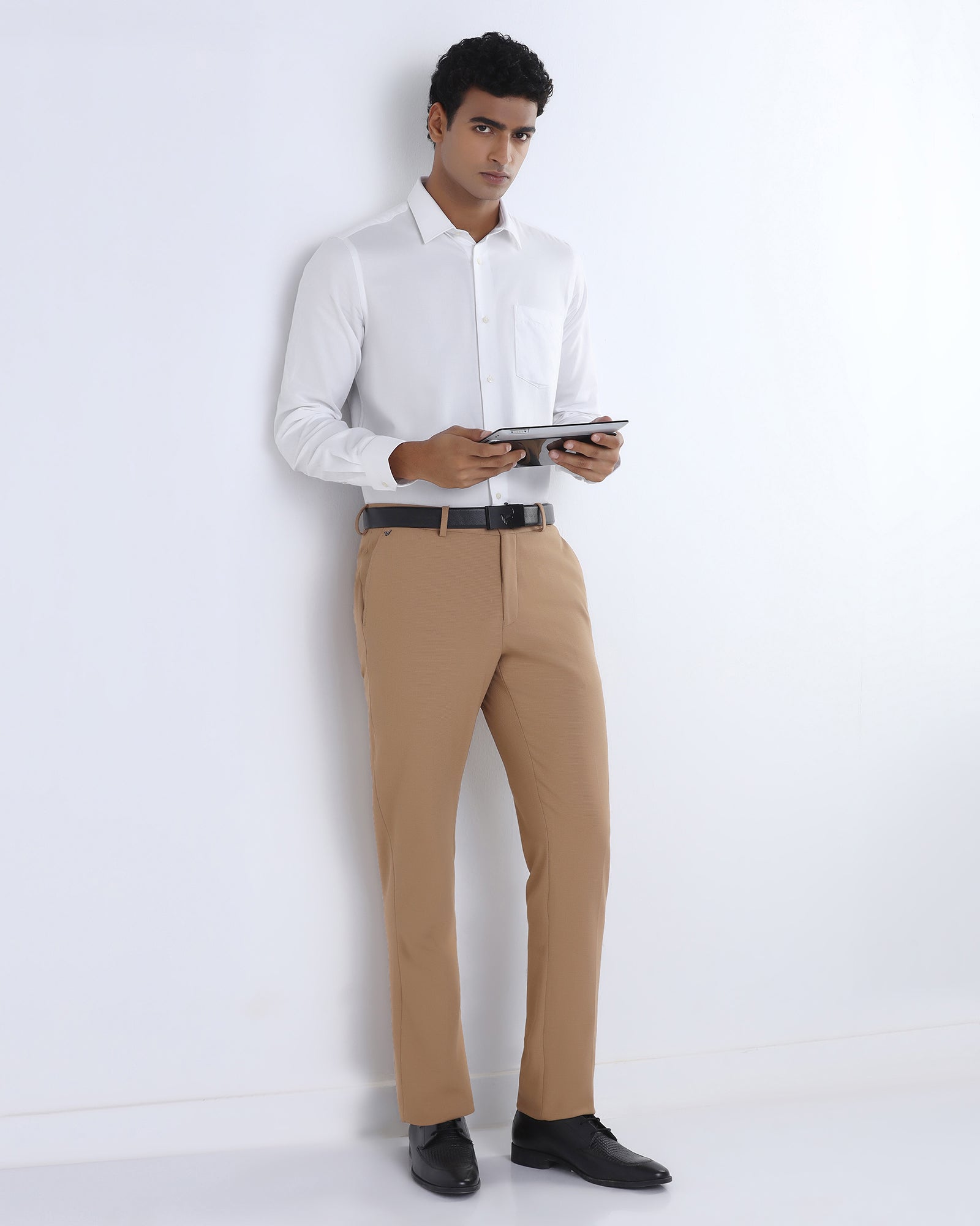 White Textured Shirt - Malachan