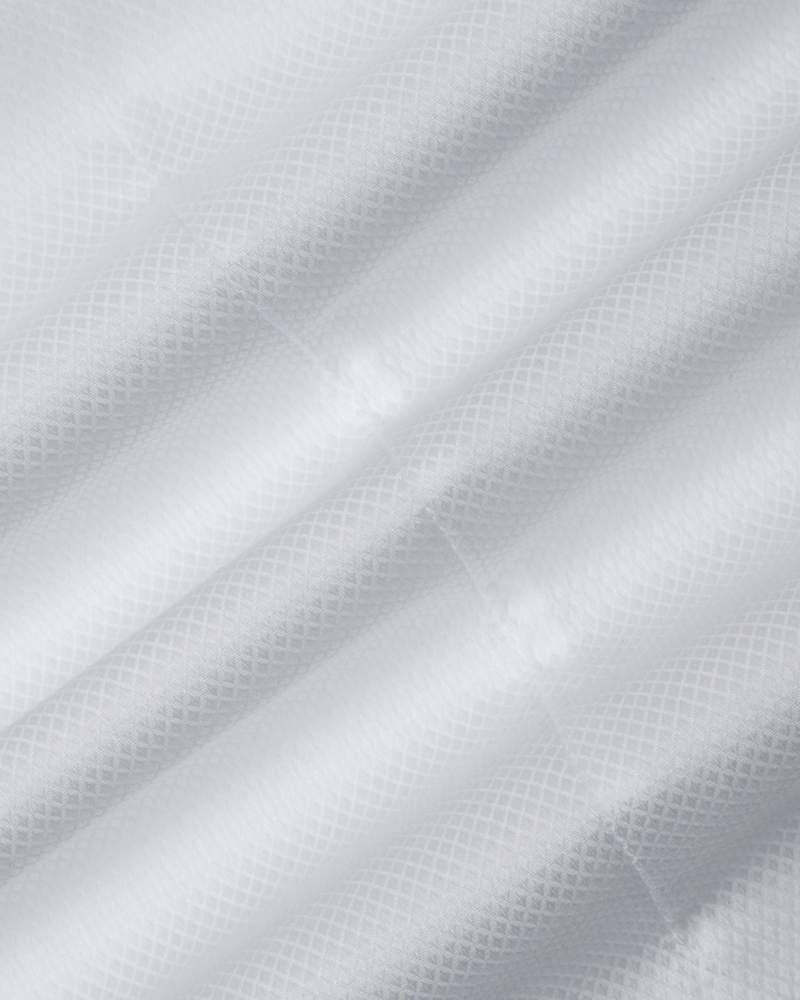 White Textured Shirt - Quinn