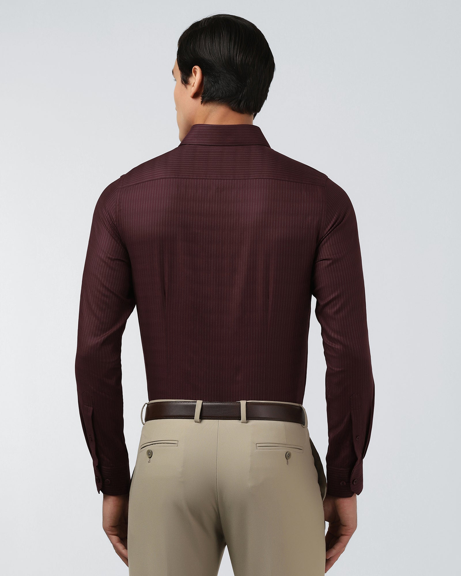 Wine Stripe Shirt - Preston
