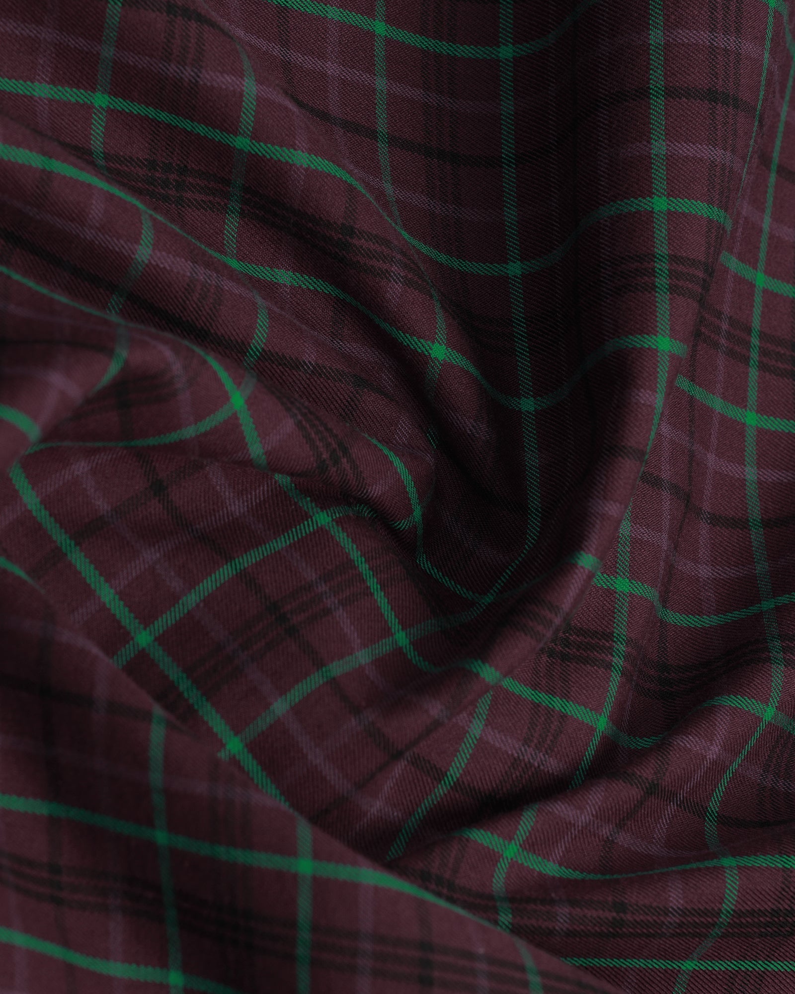 Wine Check Shirt - Bimer