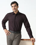 Wine Check Shirt - Ratio