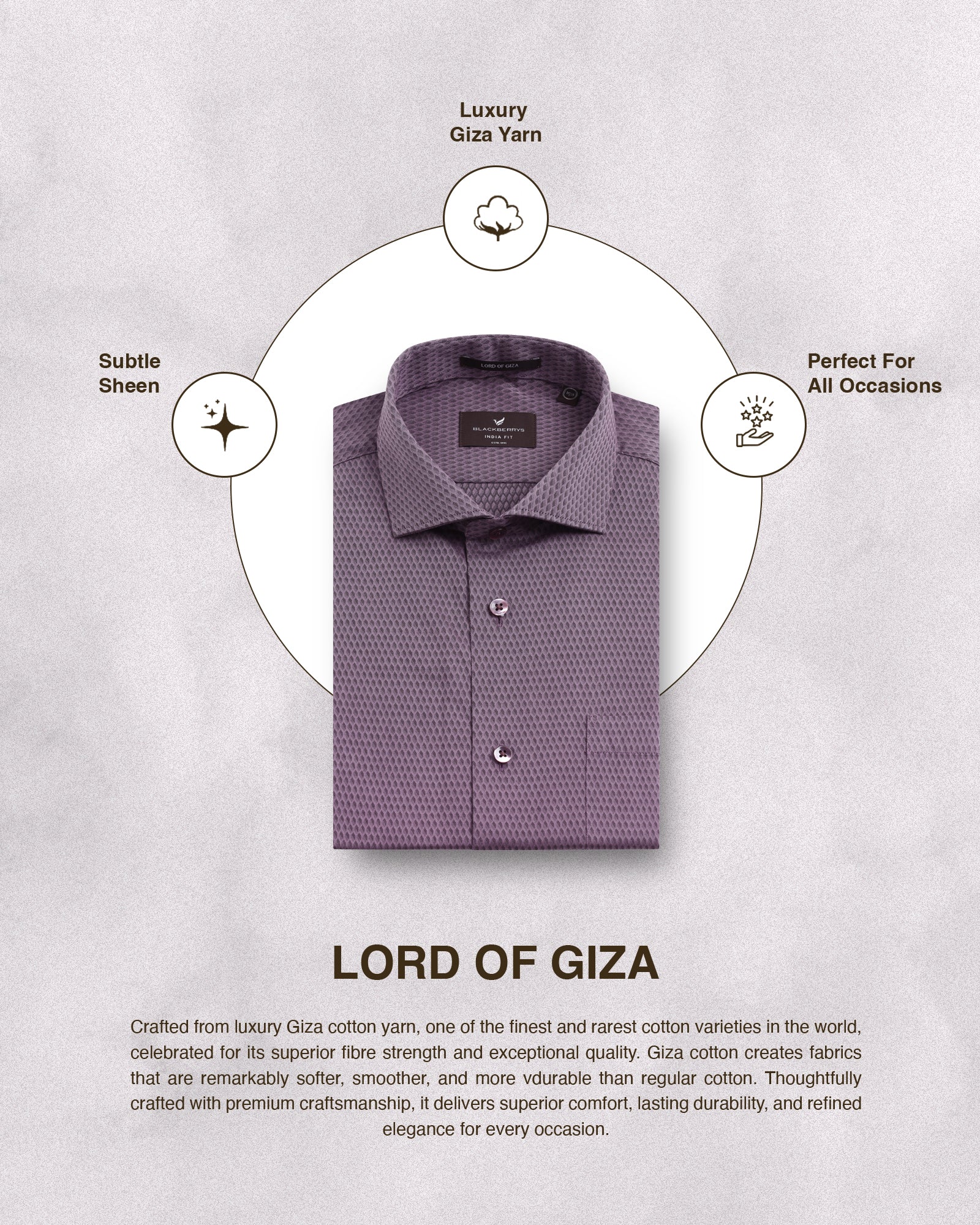 Wine Jacquard Shirt - Pedro