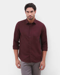 Wine Printed Shirt - Gebbew
