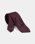 Wine Silk Jacquard Tie - Wilber