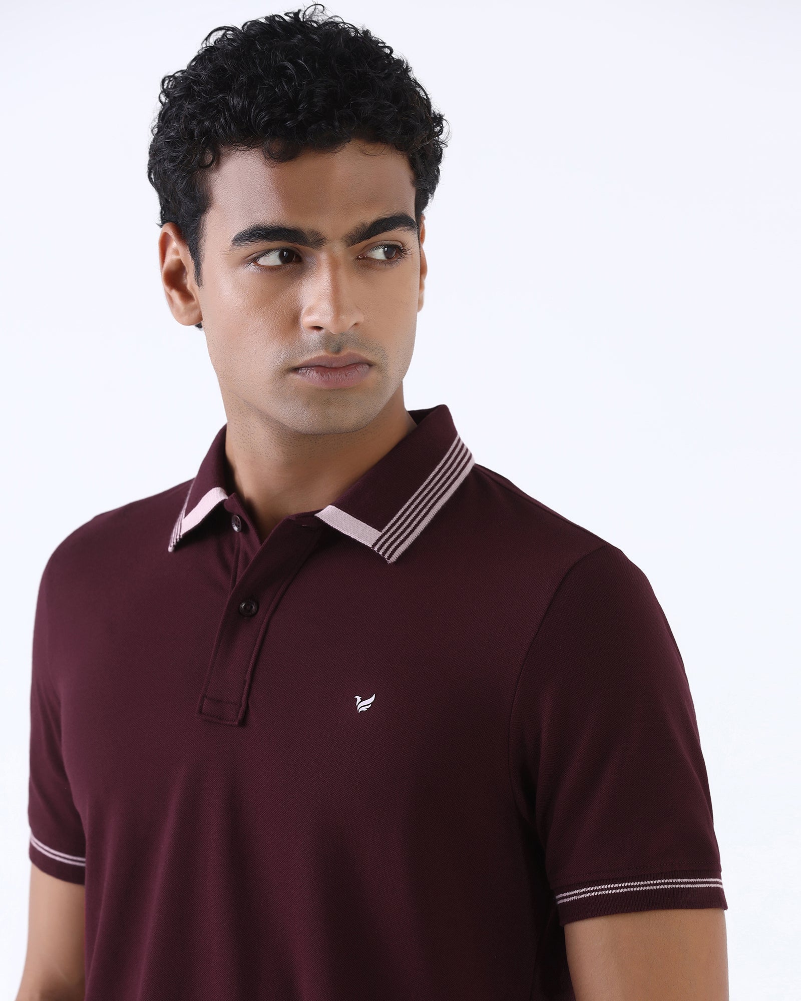 Wine Solid Polo - Rupert