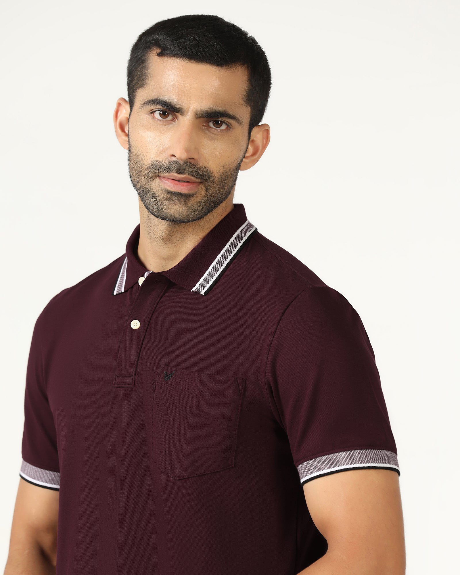 Wine Solid T-Shirt - Taurus