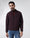 Wine Reversible Solid Zipper Jacket - Fietro