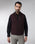Wine Reversible Solid Zipper Jacket - Zietro