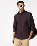Wine Textured Shirt - Caty