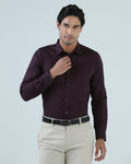 Wine Textured Shirt - Ioceta
