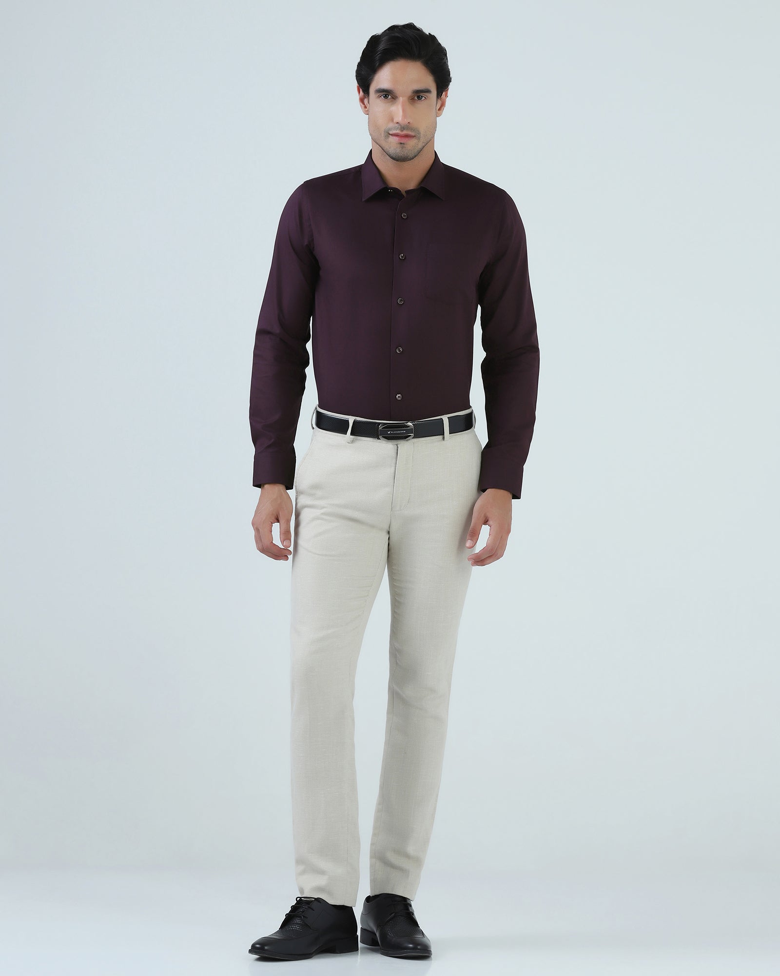 Wine Textured Shirt - Ioceta