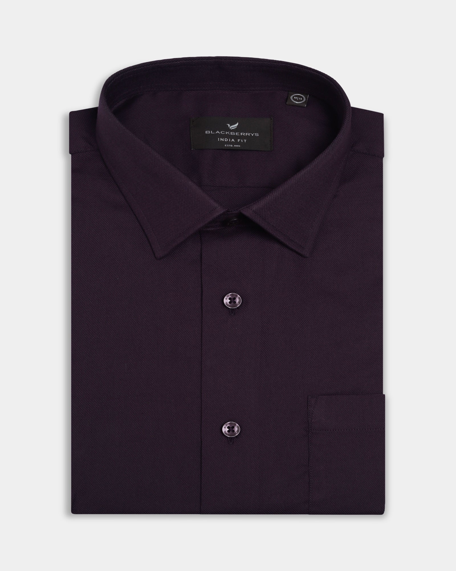 Wine Textured Shirt - Ioceta