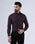 Wine Textured Shirt - Melan