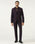 Wine Three Piece Textured Suit - Jiver