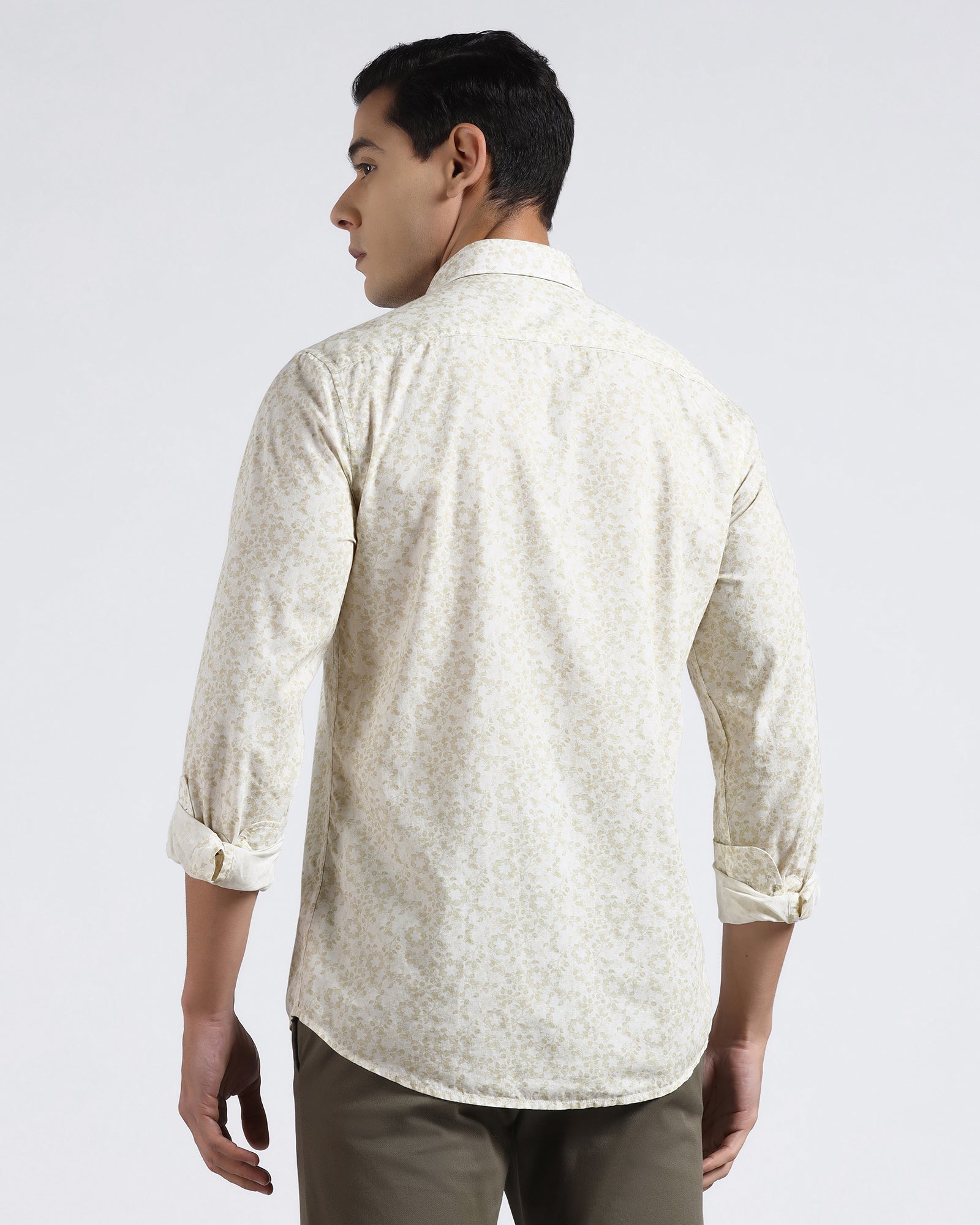 Yellow Printed Shirt - Frilo