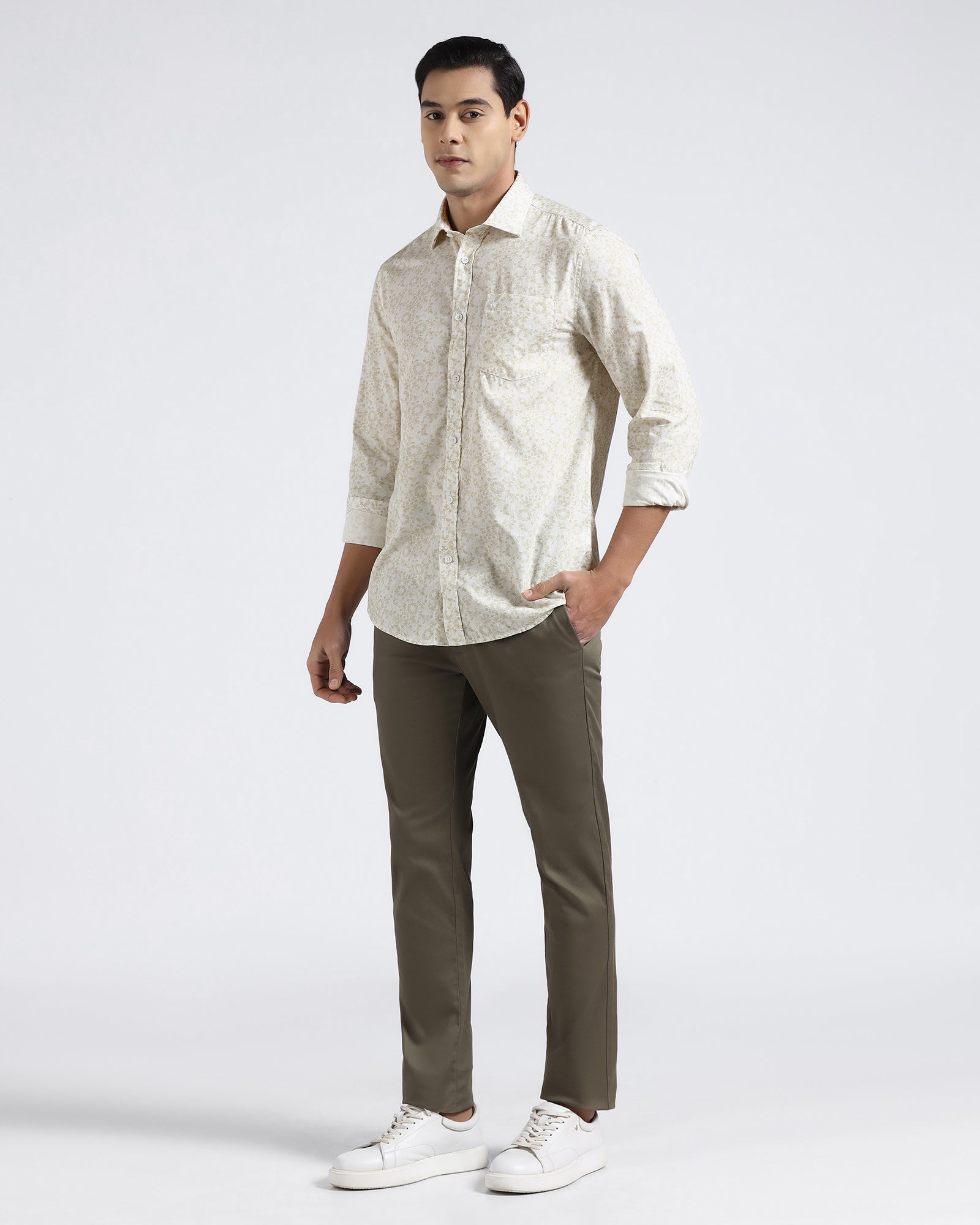 Yellow Printed Shirt - Frilo