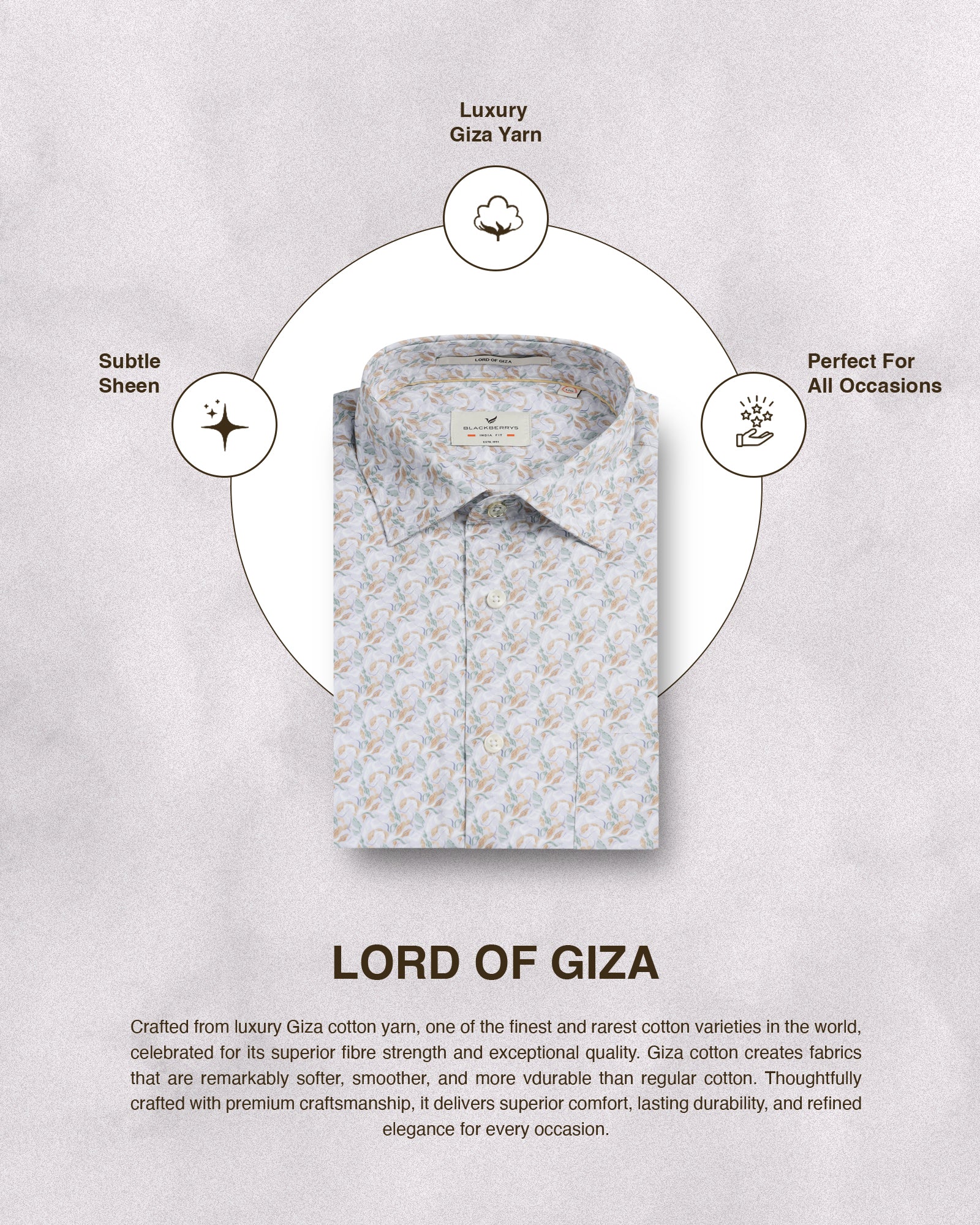 Yellow Printed Shirt - Parker