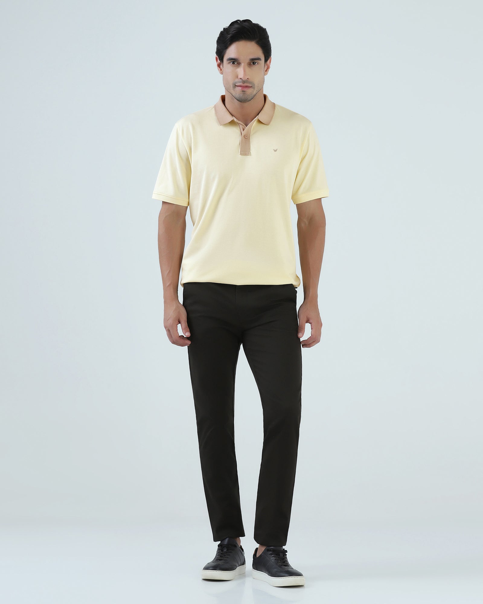 Yellow Solid Polo - Lono