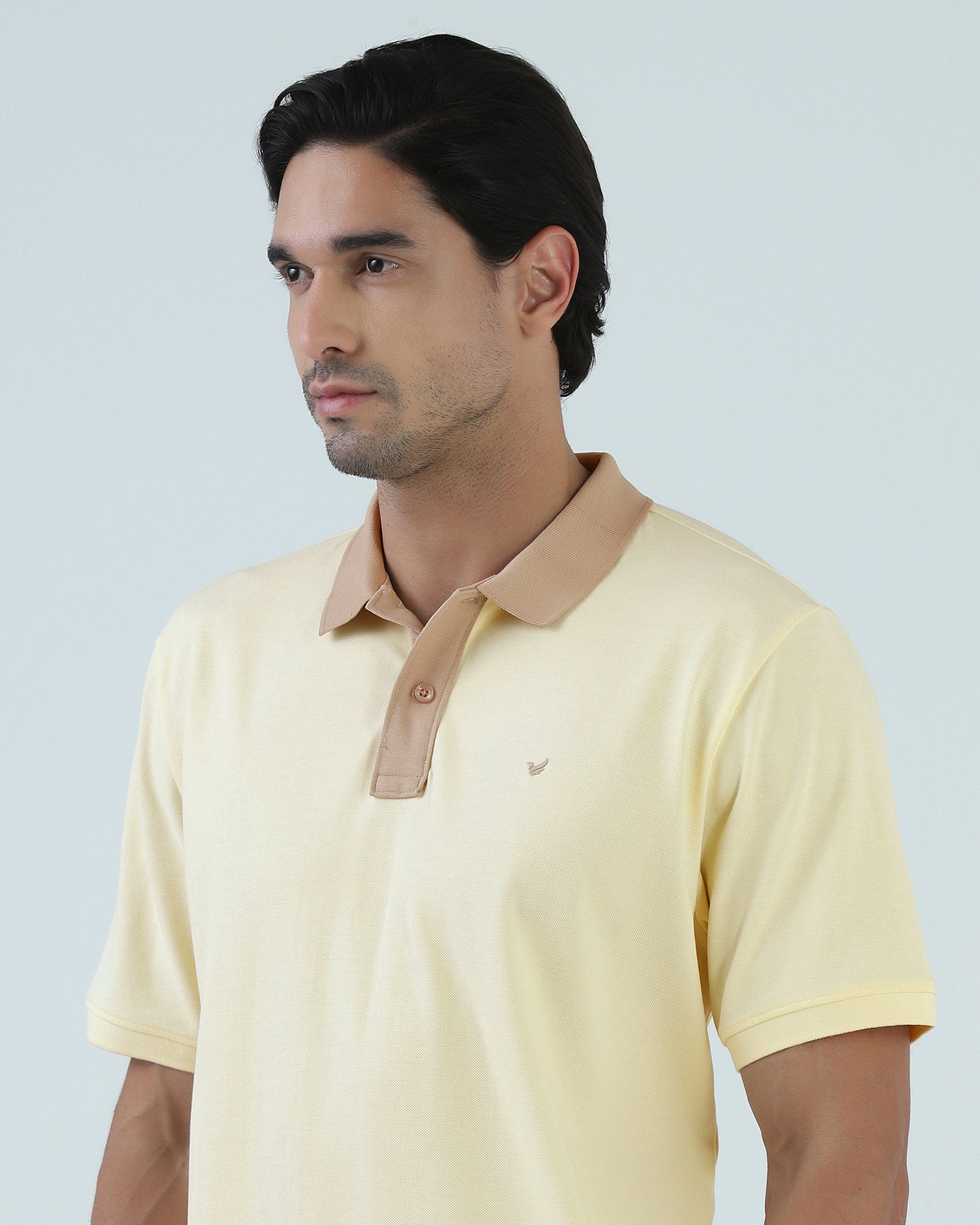 Yellow Solid Polo - Lono