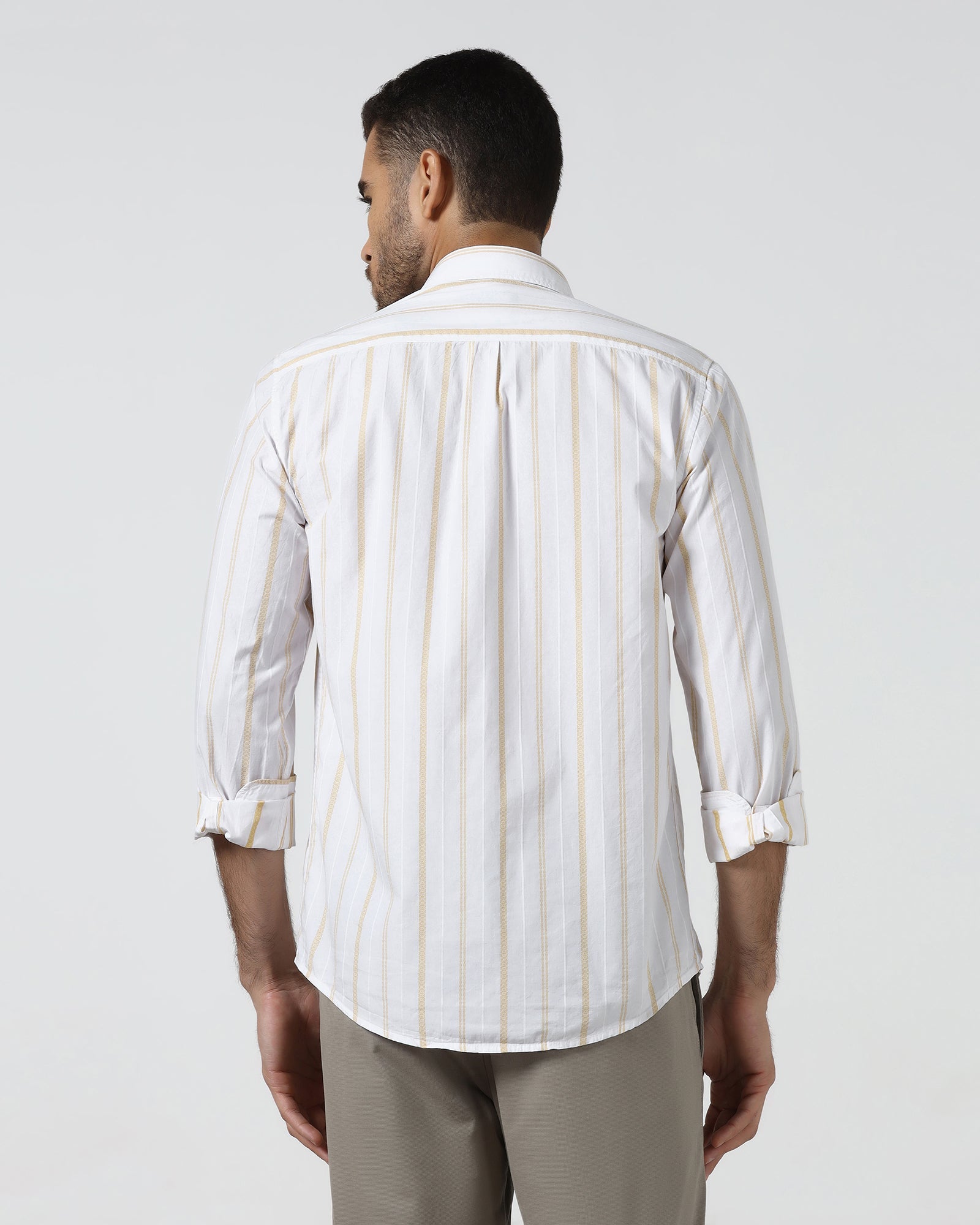 Yellow Stripe Shirt - Garol