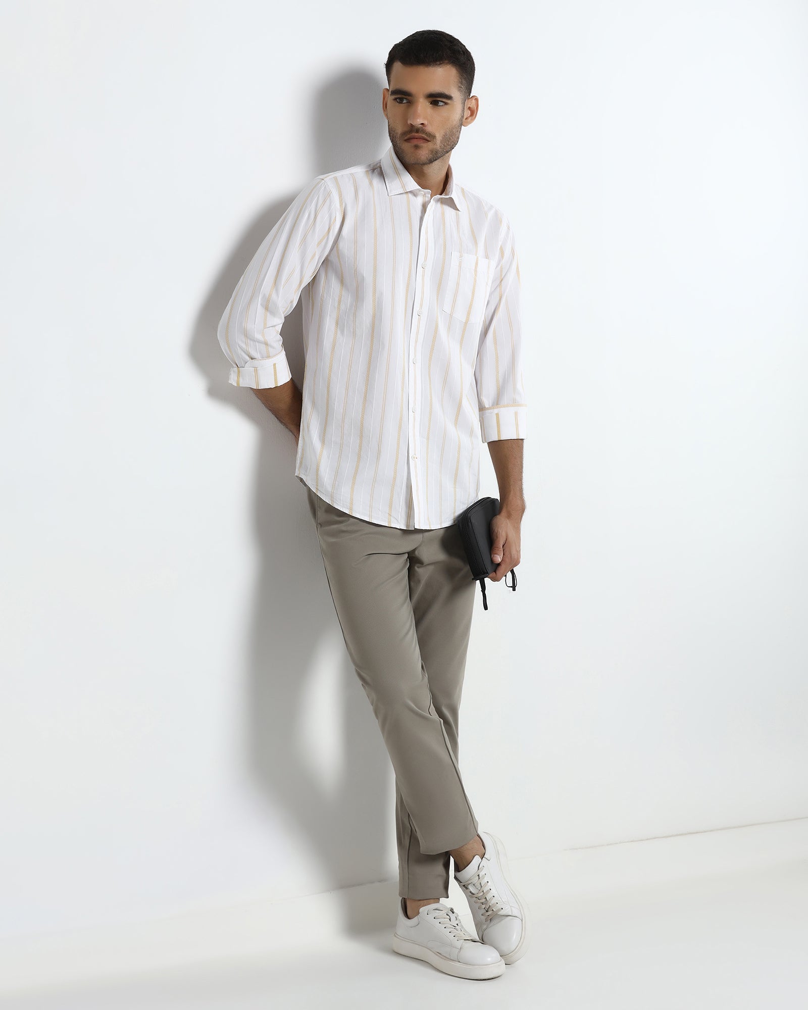Yellow Stripe Shirt - Garol
