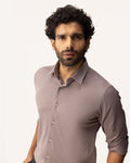 TechPro Formal Grey Stripe Shirt - Abil